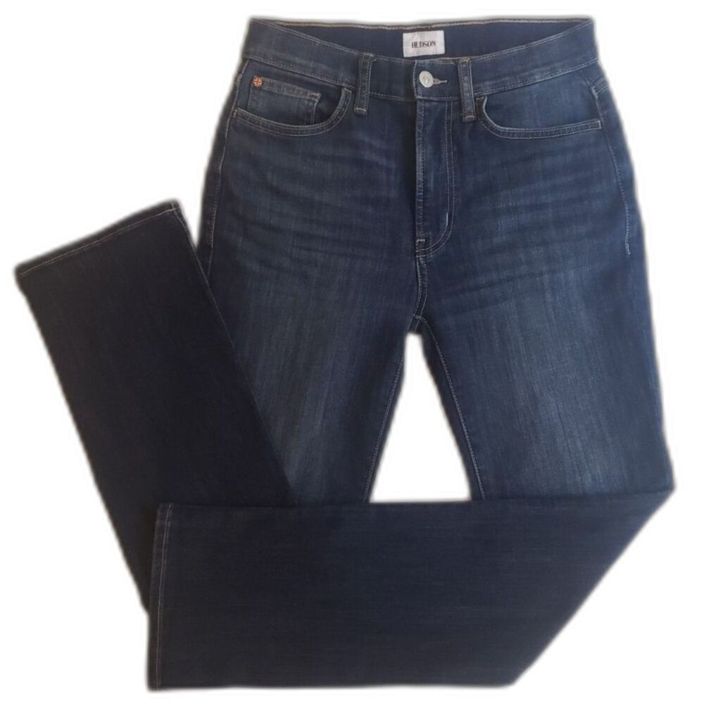 Hudson - Blair Jeans - High Rise - Bootcut - Dark Blue - Women Size 27 - Picture 2 of 8